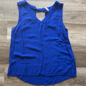 Truth Royal Blue V-Neck Tank Top